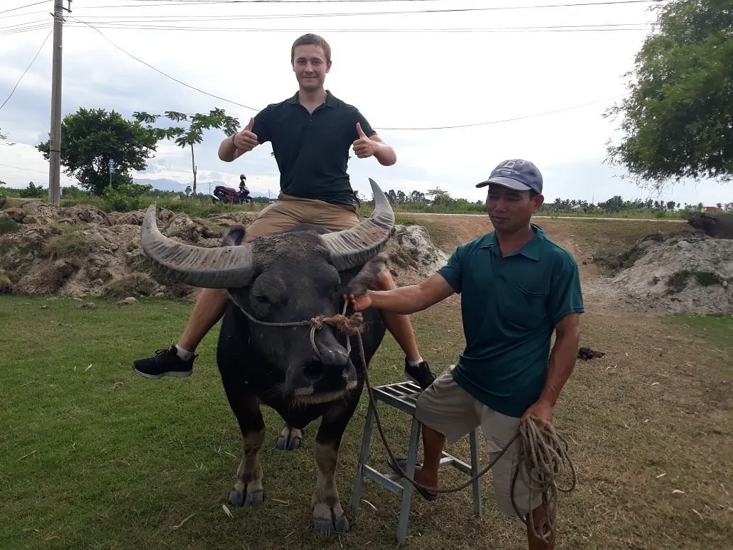 Friendly Host Farmer Welcoming Travelers