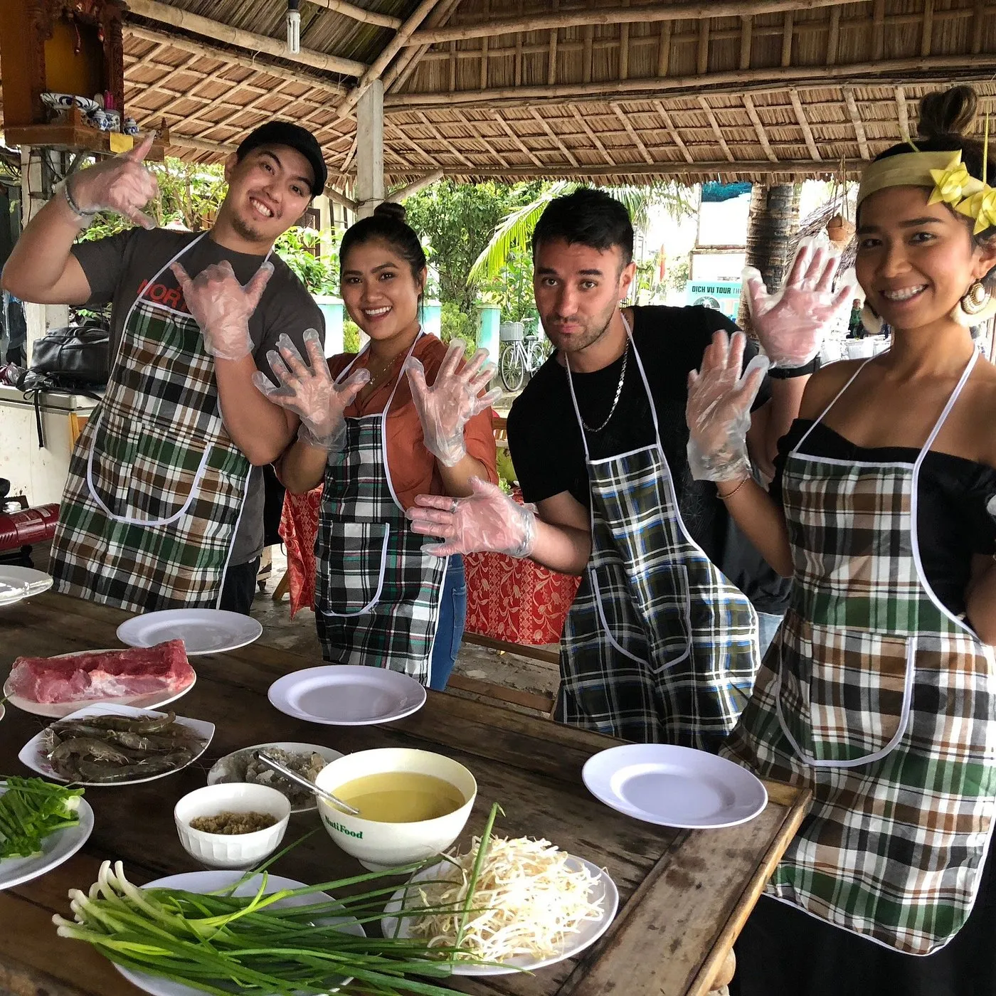 Delicious Garden Lunch by the River